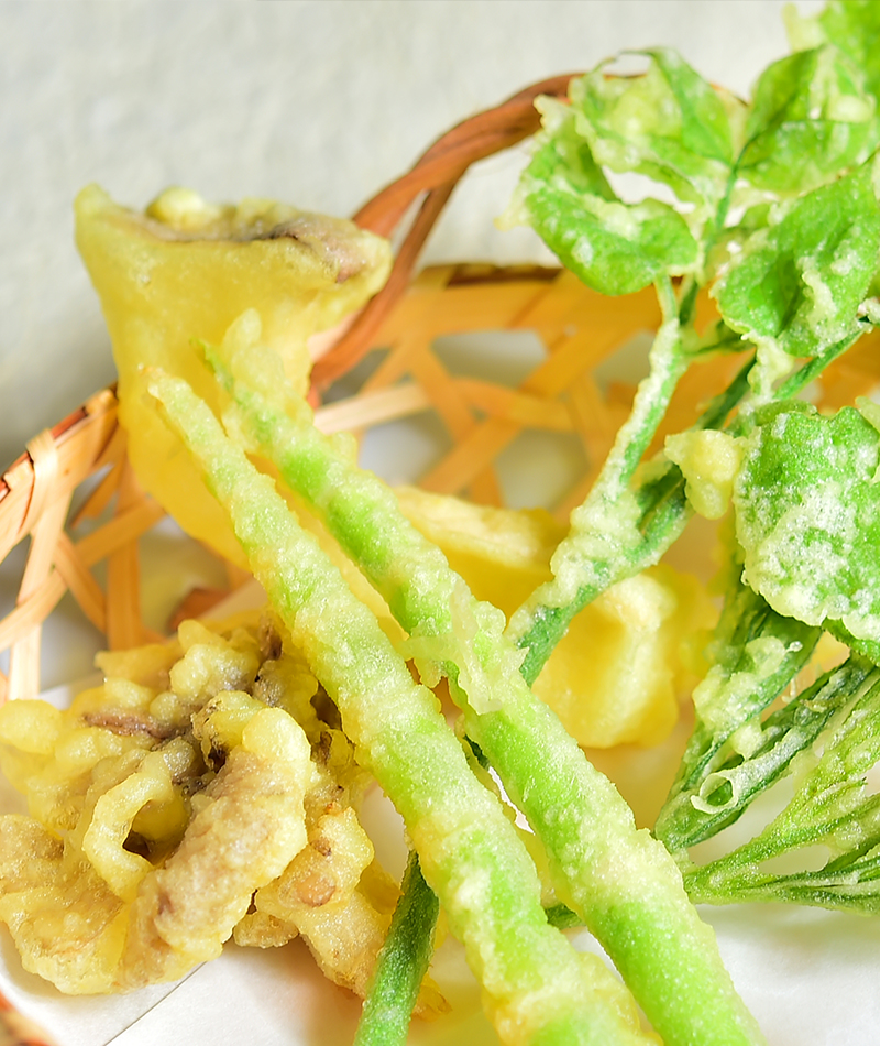 季節の食材を使ったお料理